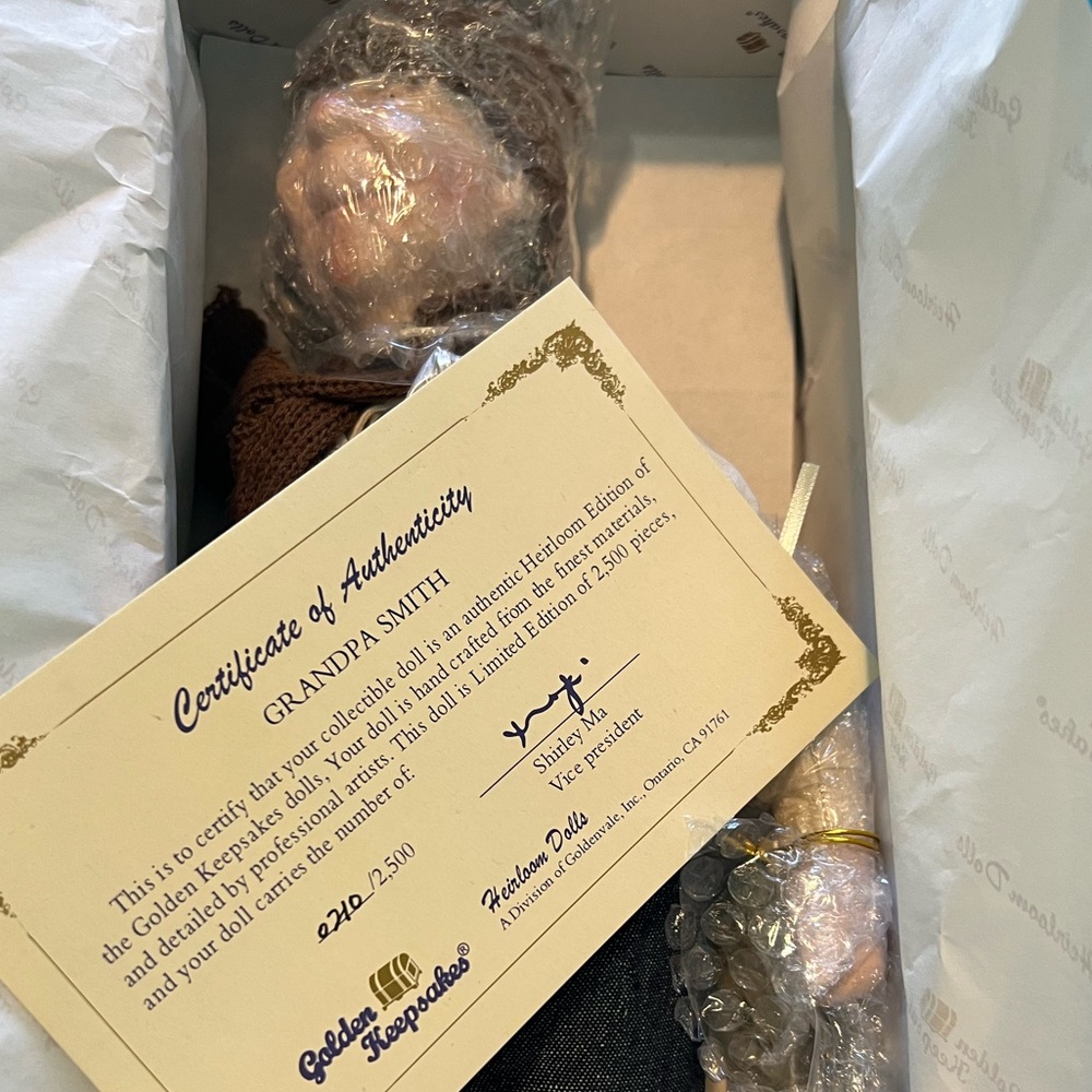 Keepsake heirloom doll